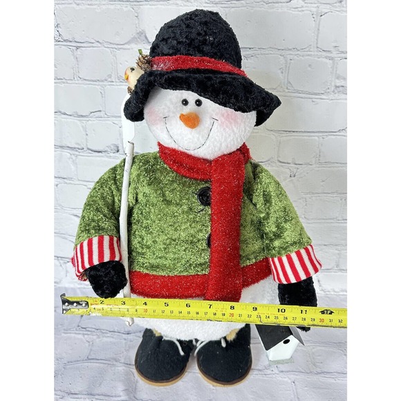 Flowers Inc Balloons 20” Tall & Fat Gardening Birdhouse Standing Snowman - Picture 7 of 12